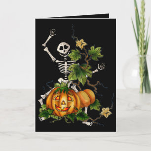 Cartão HAPPY SKELETON & JACK by SHARON SHARPE