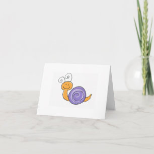 Cartão Happy Snail notecard