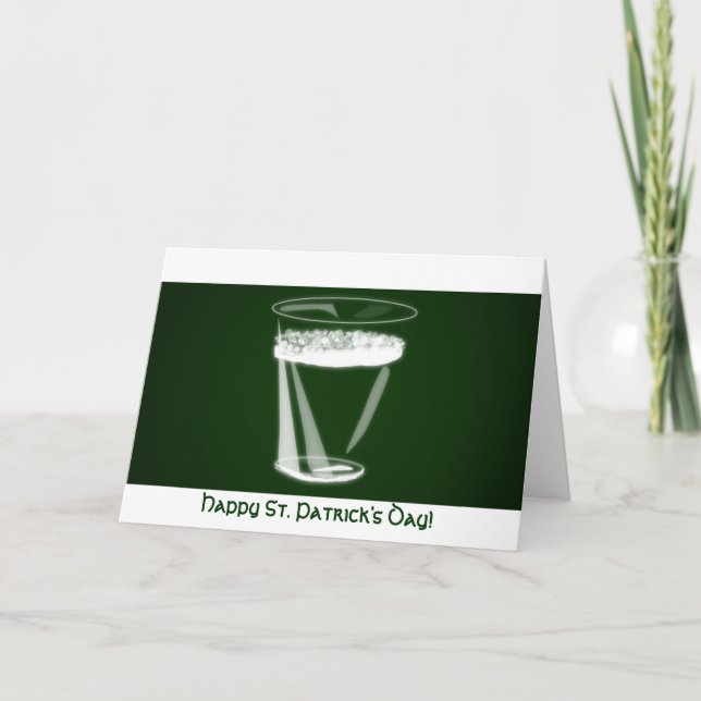 Cartão Happy St. Patrick's Day! (Frente)