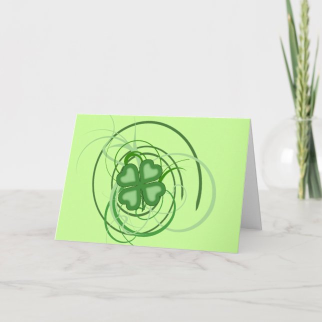 Cartão Happy St. Patrick's Day (Frente)