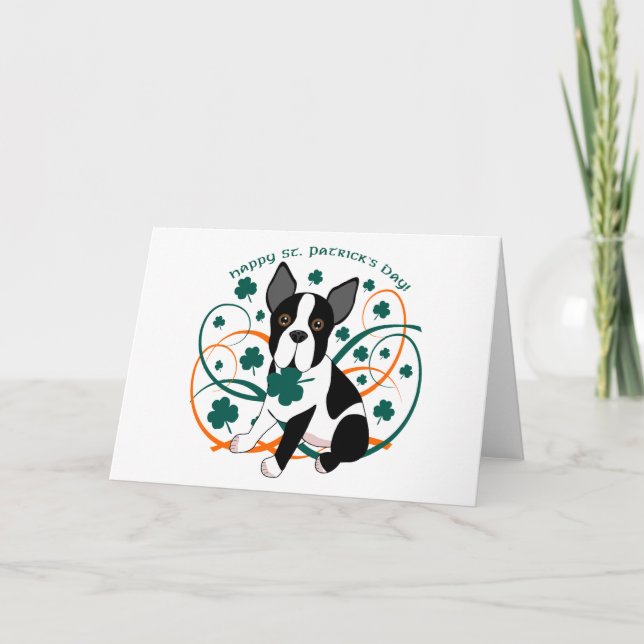 Cartão Happy St. Patrick's Day (Frente)