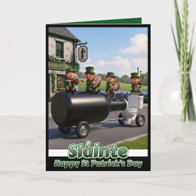 Cartão Happy St Patrick's Day (Frente)