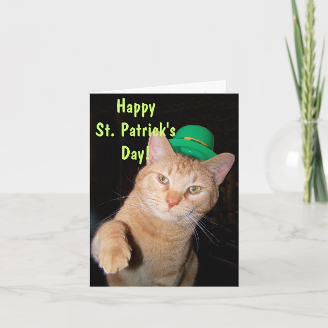 Cartão Happy St. Patrick's Day Greeting Card (Frente)