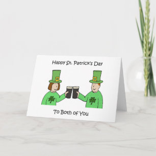 Cartão Happy St Patrick's Day to Both of You