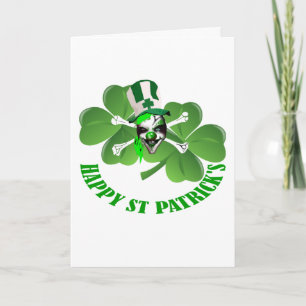 Cartão Happy St Patrick's scary clown
