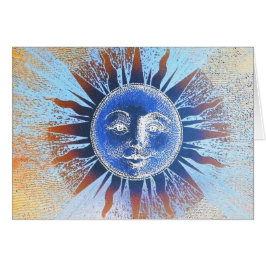 Cartão Happy Sun face