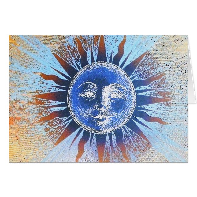 Cartão Happy Sun face (Frente Horizontal)