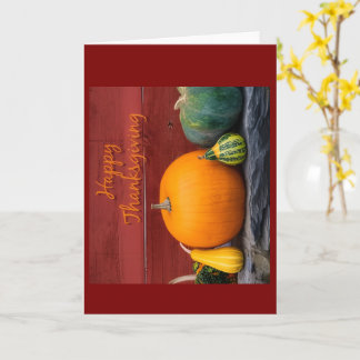 Cartão Happy Thanksgiving Greeting Card