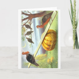 Cartão Happy Thanksgiving Greeting Card