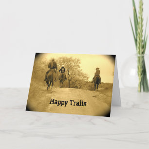 Cartão Happy Trails Greeting Card