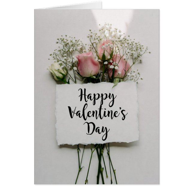 Cartão Happy Valentine's Day (Frente)