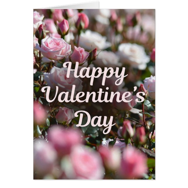 Cartão Happy Valentine's Day (Frente)