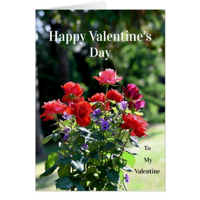 Cartão Happy Valentine's Day Card (Frente)