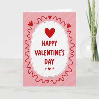 Cartão Happy Valentines Day Card