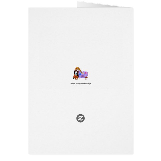 Cartão Happy Valentine's Day Dachshund Doggie Card (Verso)