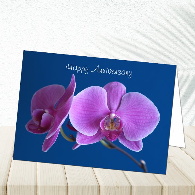 Cartão Happy Wedding Anniversary Greeting Card (Criador carregado)