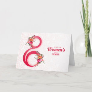 Cartão Happy Women's Day Photo Card