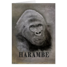 Harambe (desenho de grafite)