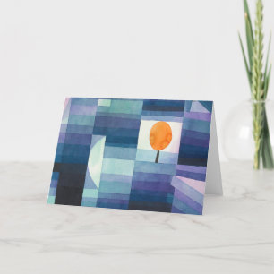 Cartão Harbinger do outono - Paul Klee