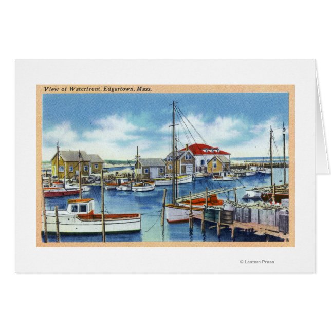 Cartão Harborview da Frente das Águas (Frente Horizontal)