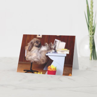 Cartão Hardly Workin'