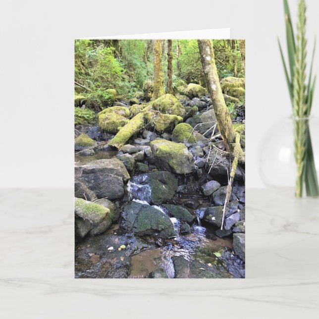 Cartão Hardy Creek, Molalla, Oregon (Frente)