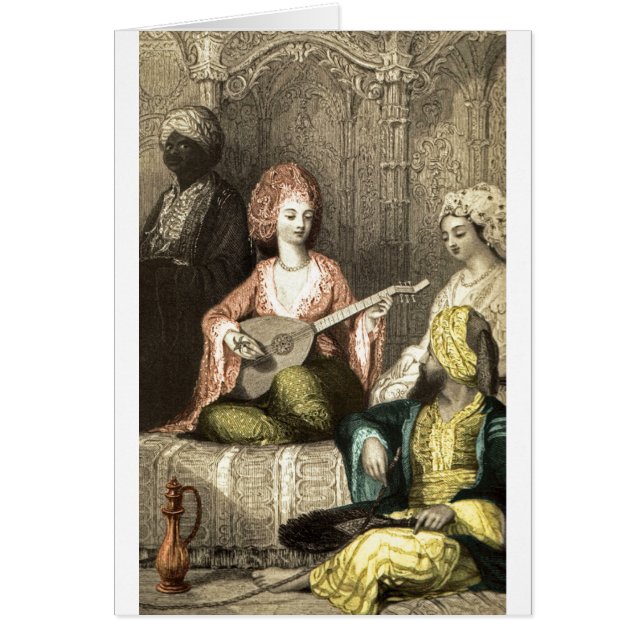 Cartão Harem turco 1 (Frente)