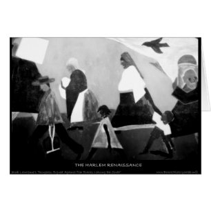 Cartão Harlem Renaissance Art - A Série Migração