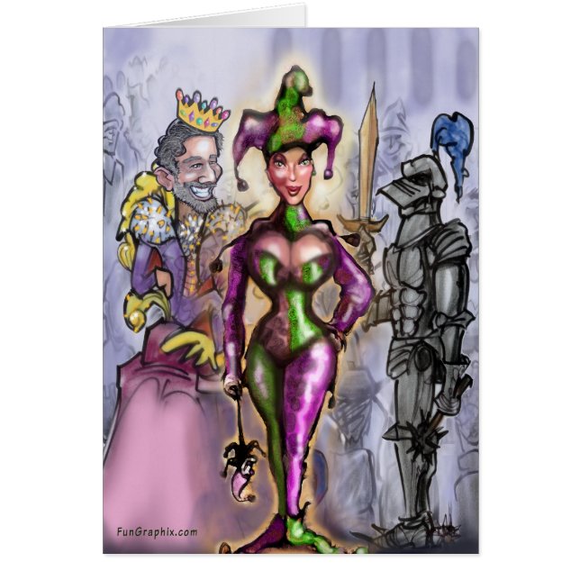 Cartão Harlequin (Frente)