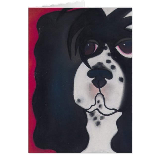 Cartão Harley o Cocker do partido por Robyn Feeley (Frente)