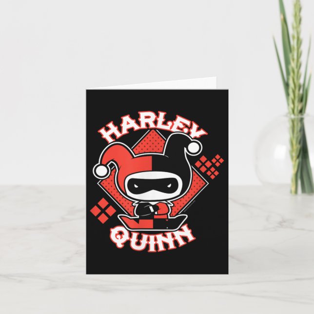 Cartão Harley Quinn Chibi (Frente)