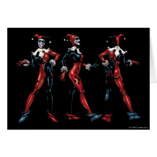Cartão Harley Quinn - Todos os lados