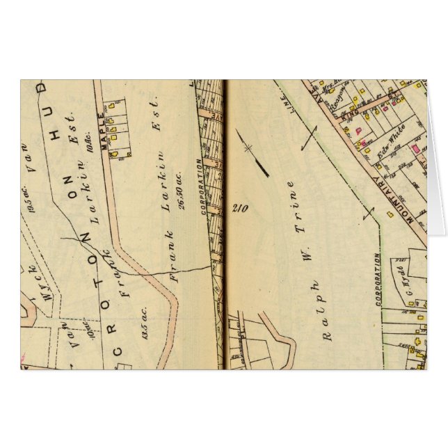 Cartão Harmon Park, Nova York (Frente Horizontal)