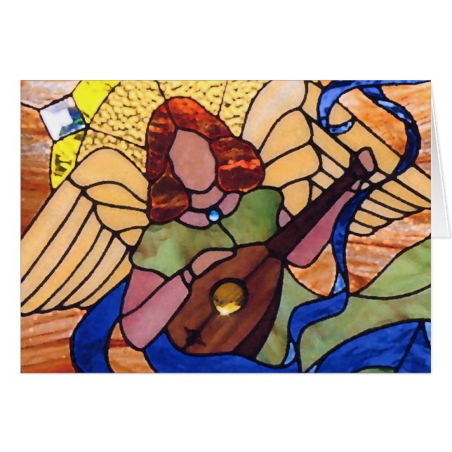 Cartão Harmonia angélico (Frente Horizontal)