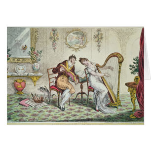 Cartão Harmonia antes do matrimônio, 1805
