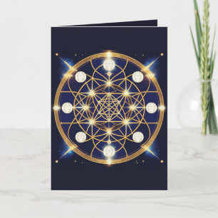 Cartão Harmonia Celestial – A Luz Dentro da Grade