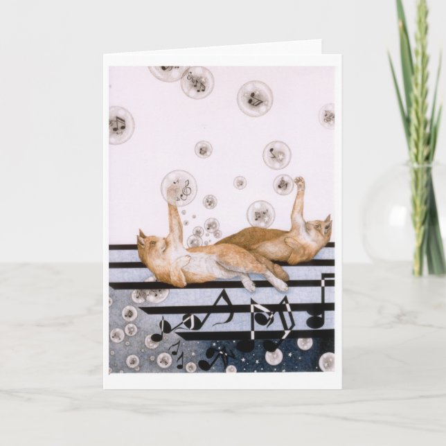 Cartão Harmonia de Purrfect (Frente)