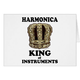 Cartão Harmônica King of Instruments