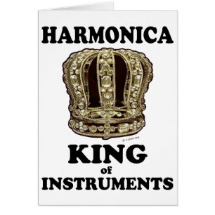 Cartão Harmônica King of Instruments