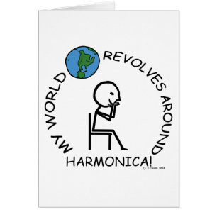 Cartão Harmonica - Mundo Revola-se