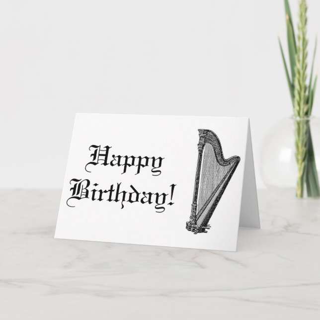 Cartão Harp (Frente)