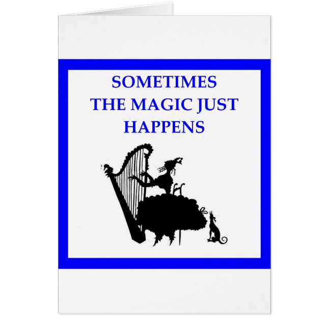 Cartão harpa (Frente)