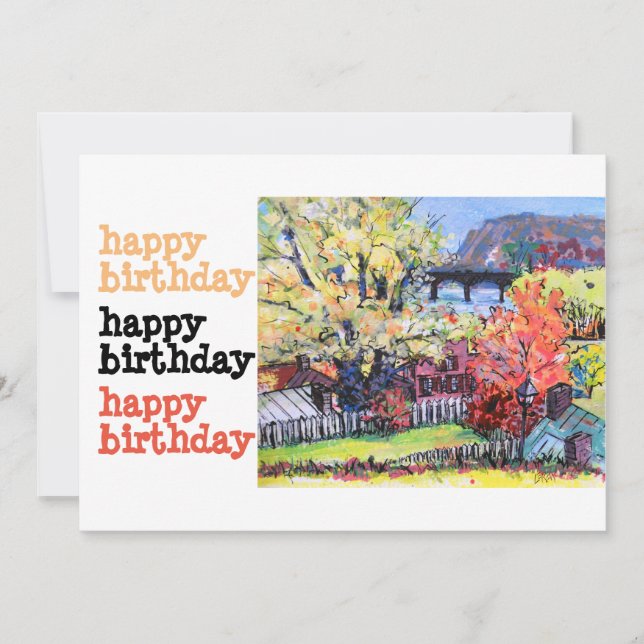 Cartão Harpers Ferry Crossing #130707 (Frente)