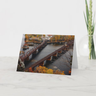 Cartão Harpers Ferry in the Fall