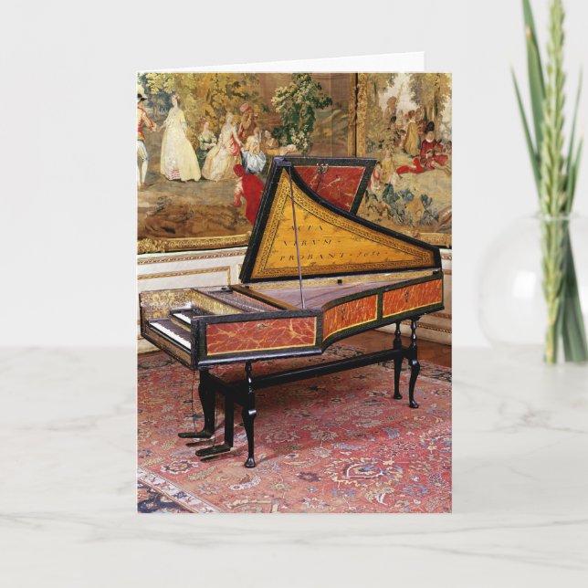 Cartão Harpsichord, 1634 (Frente)