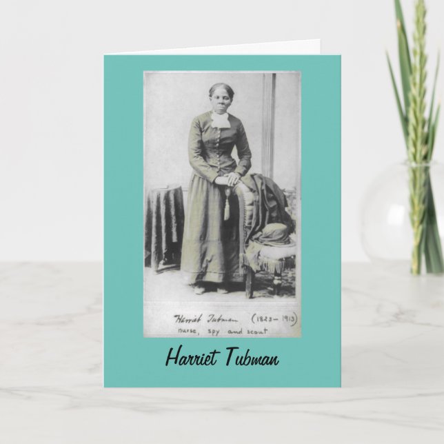 Cartão Harriet Tubman Inspirations (Frente)