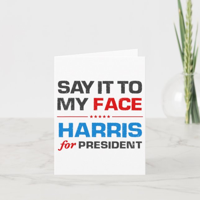 Cartão Harris 2024 (Frente)