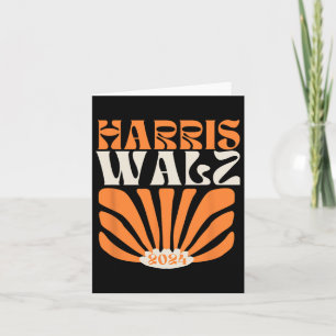 Cartão Harris Tim Walz 2024 Eleição 2024 Harris Waltz