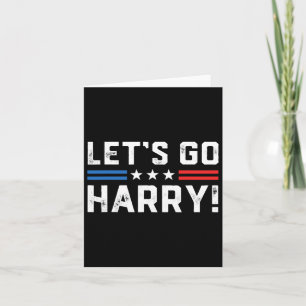 Cartão Harris W 2024 Vamos Vai Harry Funny Harry B Políti