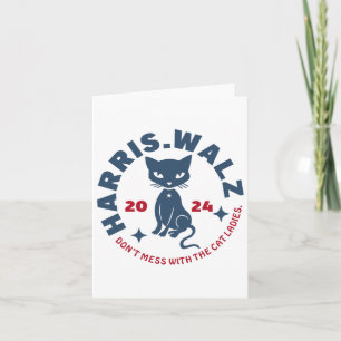 Cartão Harris Waltz Não se meta com as damas de gato Kama